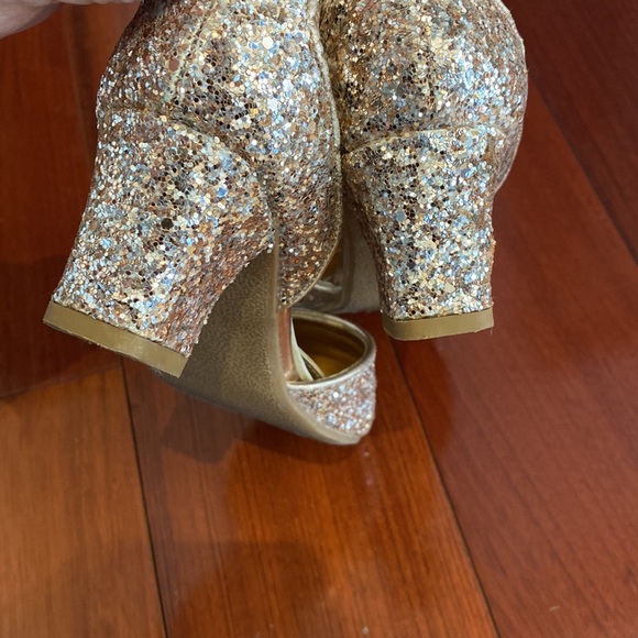 Rose gold sequins pumps - Picture 4 of 6